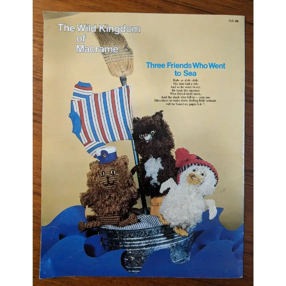 Wild Kingdom of Macrame Pattern Bk 1978